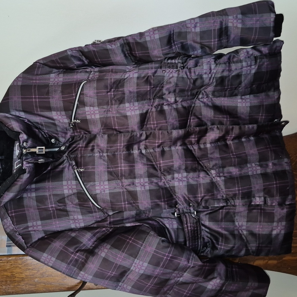 ZeroXposur Women's Plaid Down-filled Coat